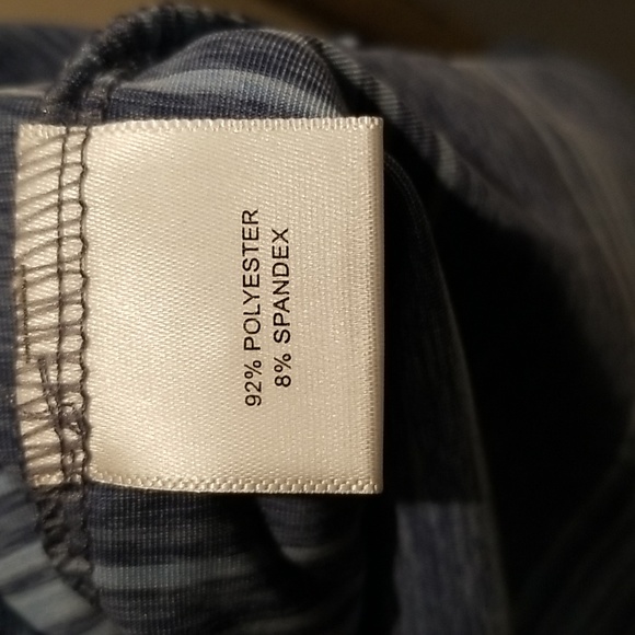 Peter Millar Summer Comfort blue golf polo, size large - Picture 8 of 10